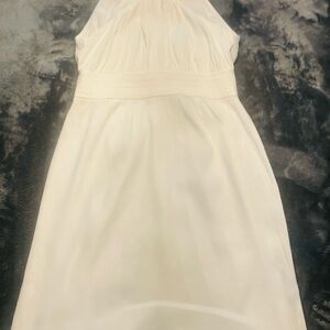 ANTONIO MELANI Strapless Cream Dress. Large. NWT $80